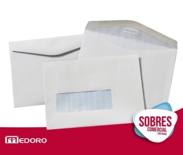 SOBRE COMERCIAL 114 x 162 Obra 1ra. c/ventana