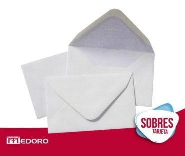 SOBRE PARA TARJETAS PERSONALES  Obra 70gr. 70 x 105 mm. Con fondo engomado