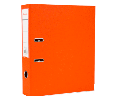 Bibliorato Oficio Lomo ancho Naranja