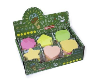 Notas - Caja exibidora Formitas 7x7cm x100 h